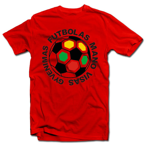 Marškinėliai "Futbolas mano gyvenimas" Marškinėliai "Futbolas mano gyvenimas"