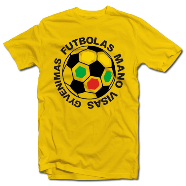Marškinėliai "Futbolas mano gyvenimas" Marškinėliai "Futbolas mano gyvenimas"