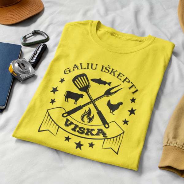 Marškinėliai "Galiu iškepti viską"