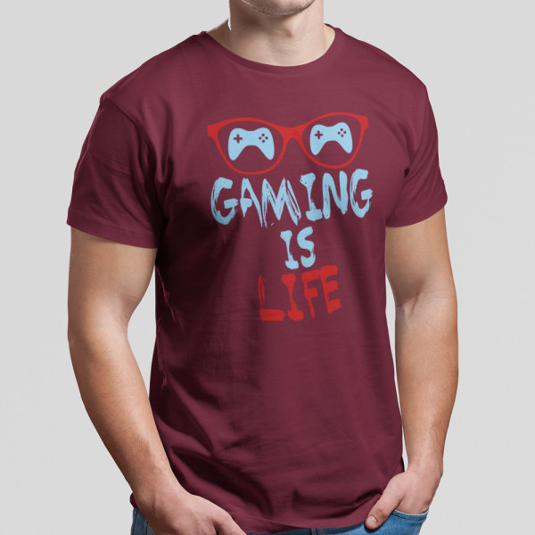 Marškinėliai "Gaming is life"