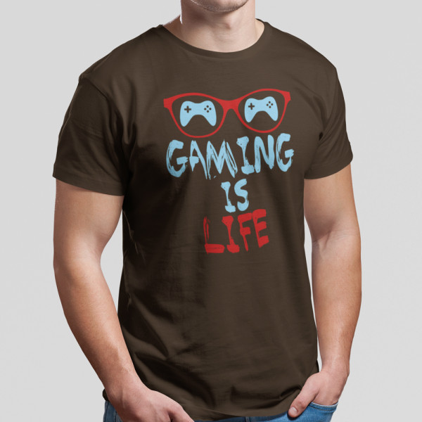 Marškinėliai "Gaming is life"