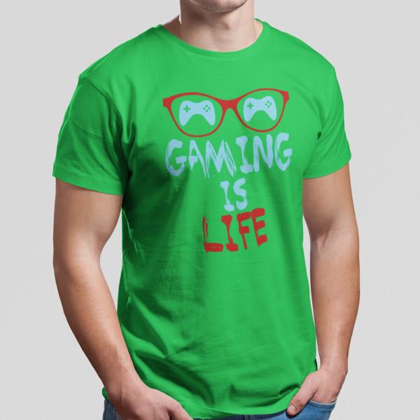 Marškinėliai "Gaming is life"
