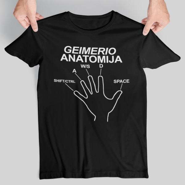Marškinėliai "Geimerio anatomija"