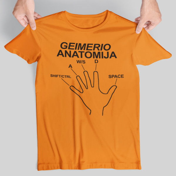 Marškinėliai "Geimerio anatomija"