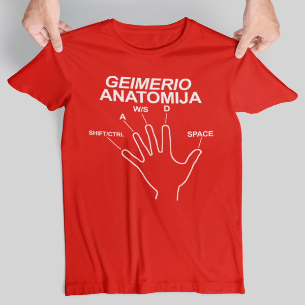 Marškinėliai "Geimerio anatomija"
