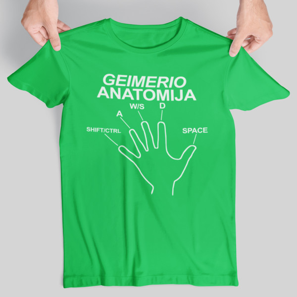 Marškinėliai "Geimerio anatomija"