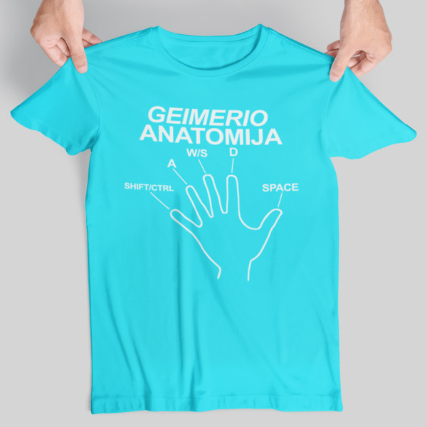 Marškinėliai "Geimerio anatomija"