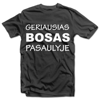 Marškinėliai "Geriausias bosas pasaulyje"