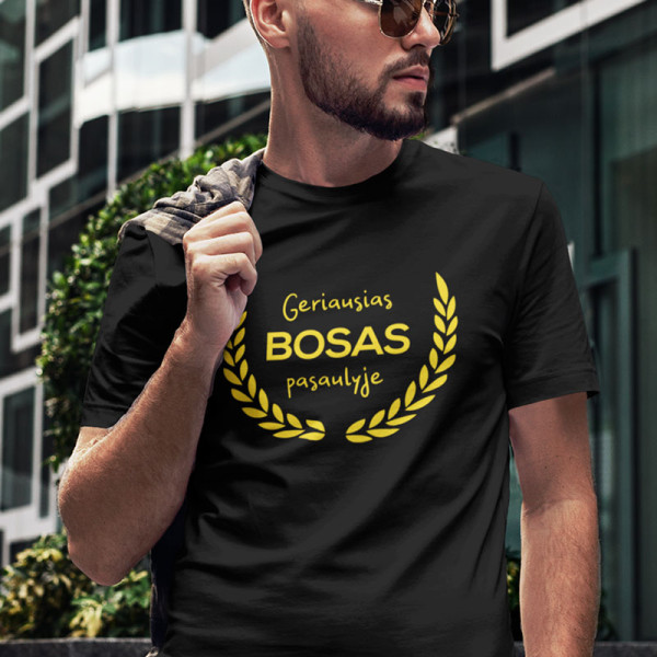 Marškinėliai "Geriausias bosas pasaulyje" Marškinėliai "Geriausias bosas pasaulyje"
