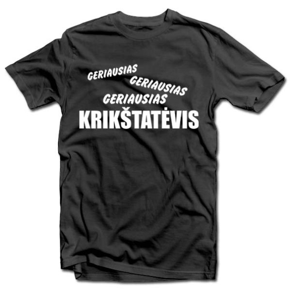 Marškinėliai "Geriausias krikštatėvis" Marškinėliai "Geriausias krikštatėvis"