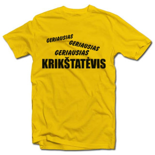 Marškinėliai "Geriausias krikštatėvis"