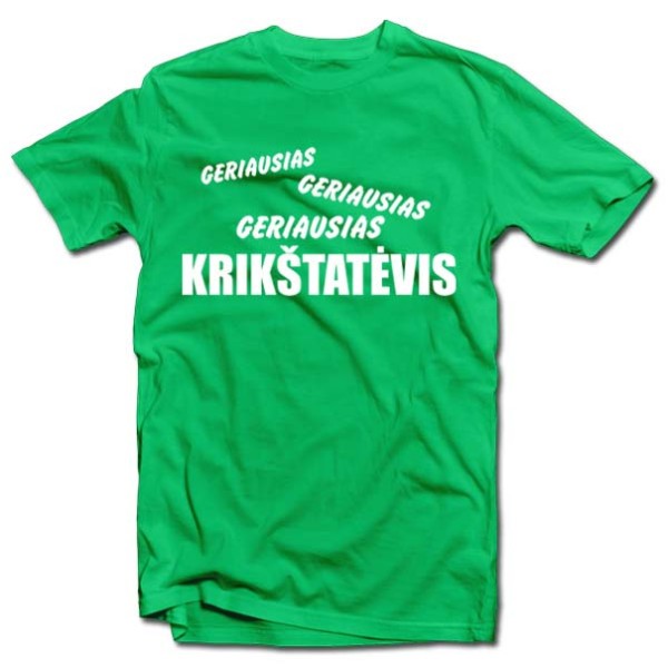 Marškinėliai "Geriausias krikštatėvis" Marškinėliai "Geriausias krikštatėvis"