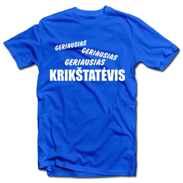 Marškinėliai "Geriausias krikštatėvis" Marškinėliai "Geriausias krikštatėvis"
