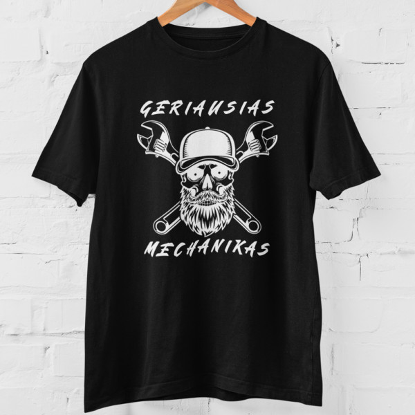 Marškinėliai "Geriausias mechanikas"