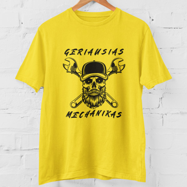 Marškinėliai "Geriausias mechanikas"