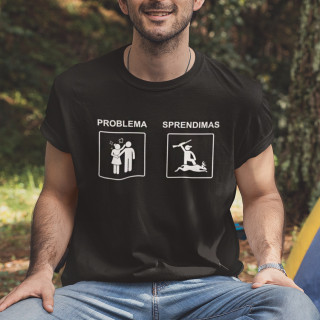 Marškinėliai "Geriausias sprendimas - medžioklė"