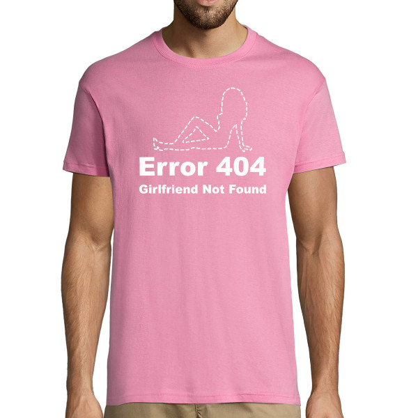 Marškinėliai "Girlfriend not found"