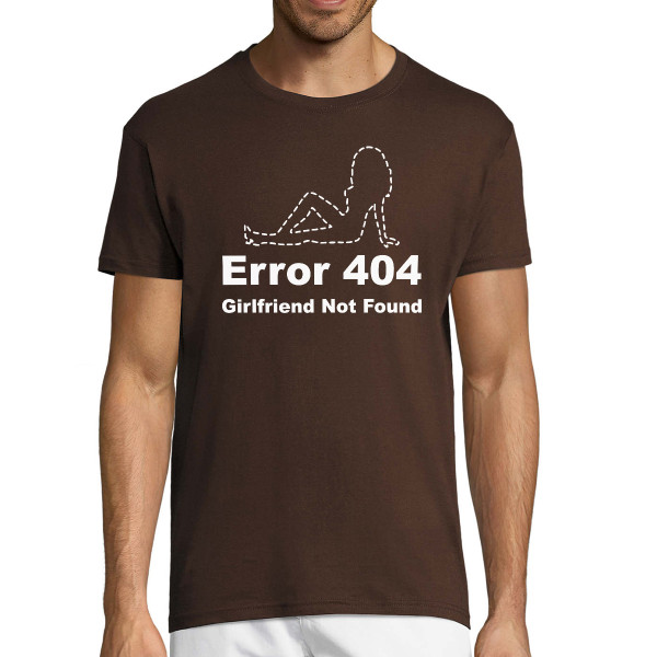 Marškinėliai "Girlfriend not found"