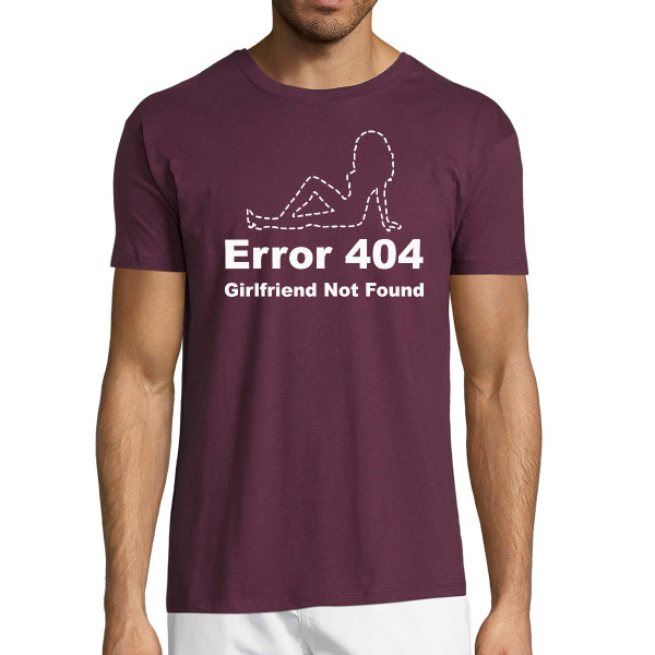 Marškinėliai "Girlfriend not found"
