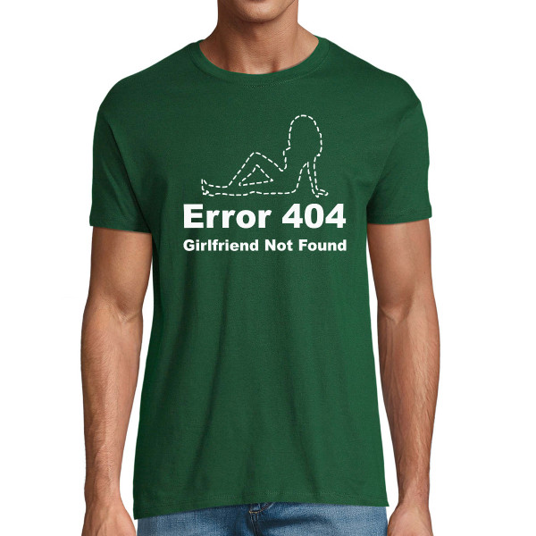 Marškinėliai "Girlfriend not found"
