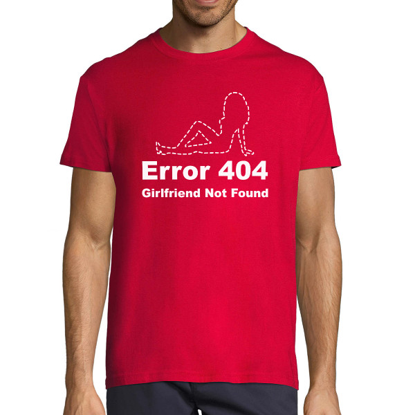 Marškinėliai "Girlfriend not found"