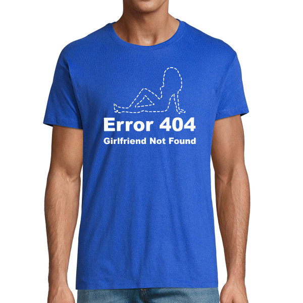 Marškinėliai "Girlfriend not found"
