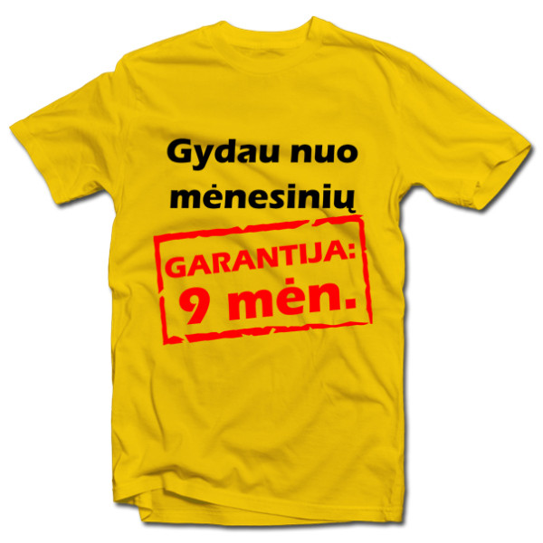 Marškinėliai "Gydau nuo mėnesinių" Marškinėliai "Gydau nuo mėnesinių"