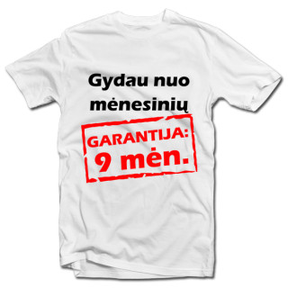 Marškinėliai "Gydau nuo mėnesinių"