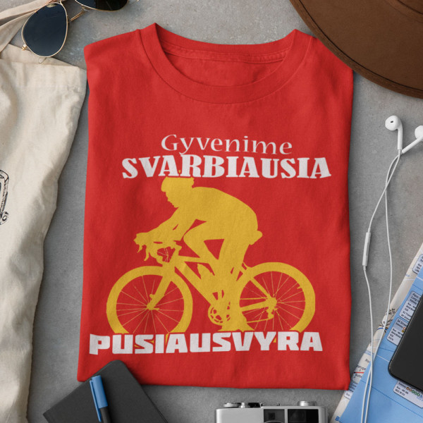 Marškinėliai "Gyvenime svarbiausia pusiausvyra" Marškinėliai "Gyvenime svarbiausia pusiausvyra"