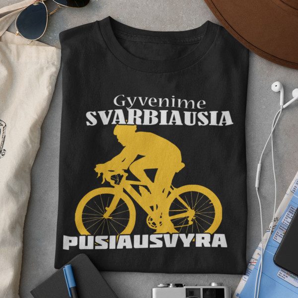 Marškinėliai "Gyvenime svarbiausia pusiausvyra" Marškinėliai "Gyvenime svarbiausia pusiausvyra"