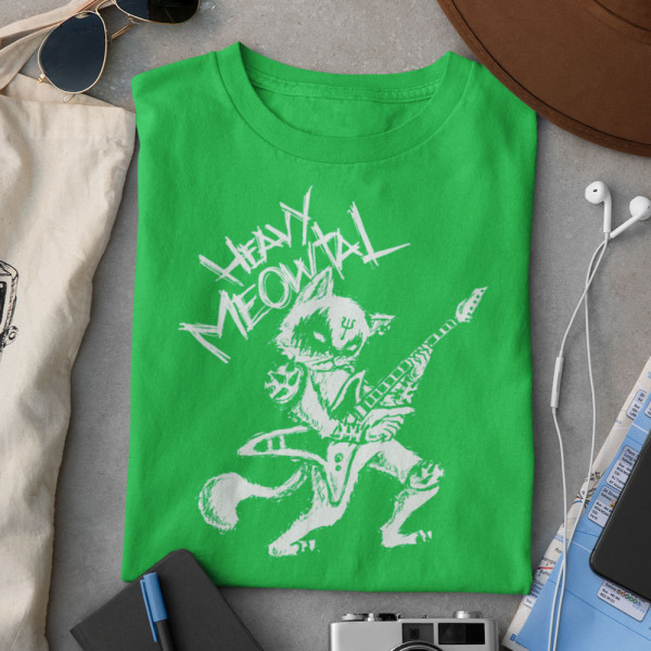 Marškinėliai "Heavy Meowtal"