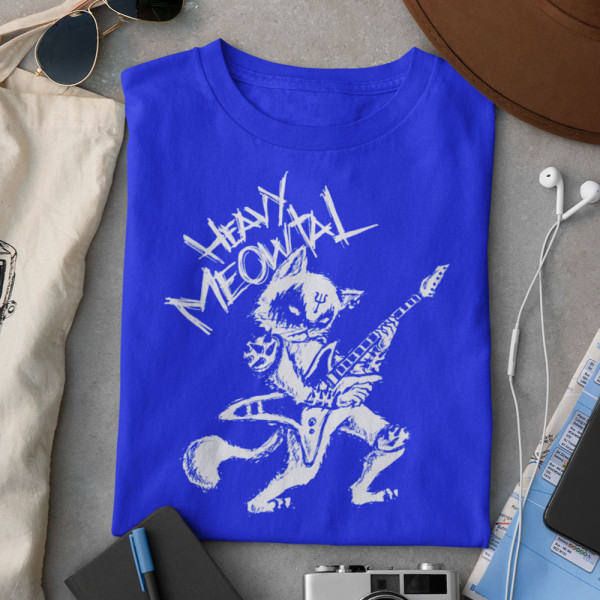 Marškinėliai "Heavy Meowtal"