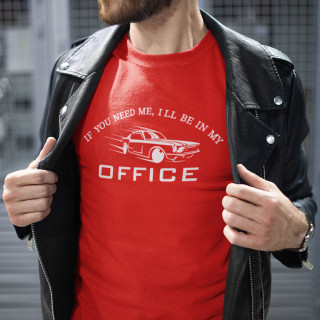 Marškinėliai "I'll be in my office"