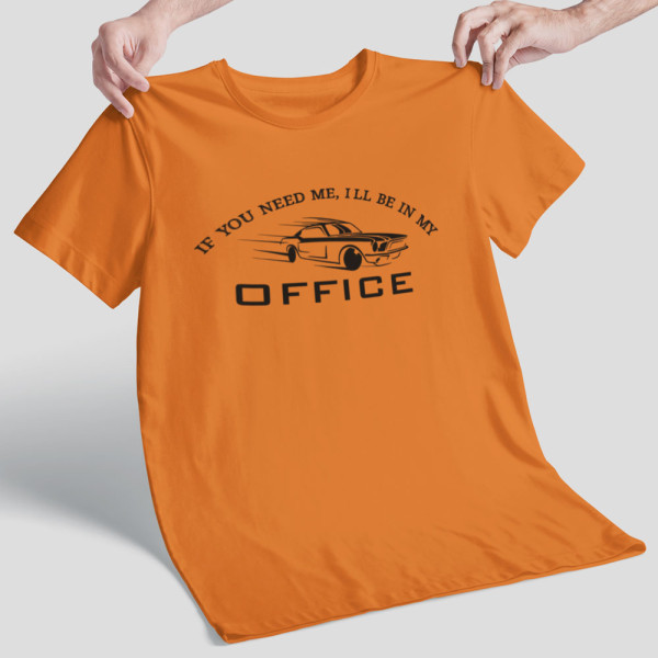 Marškinėliai "I'll be in my office"
