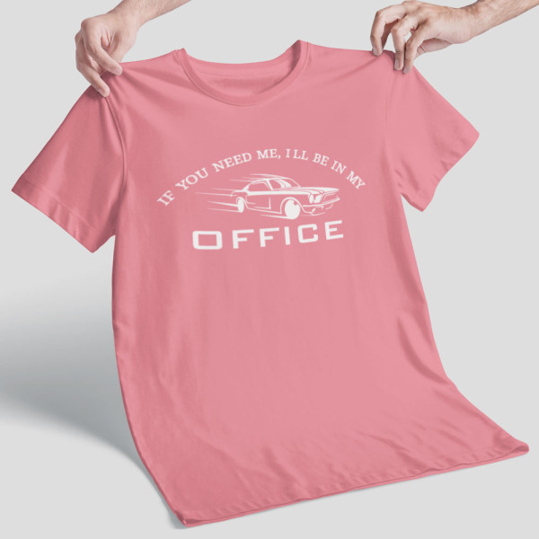Marškinėliai "I'll be in my office"