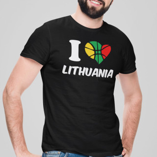 Marškinėliai "I love Lithuania"