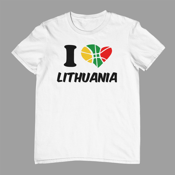 Marškinėliai "I love Lithuania"