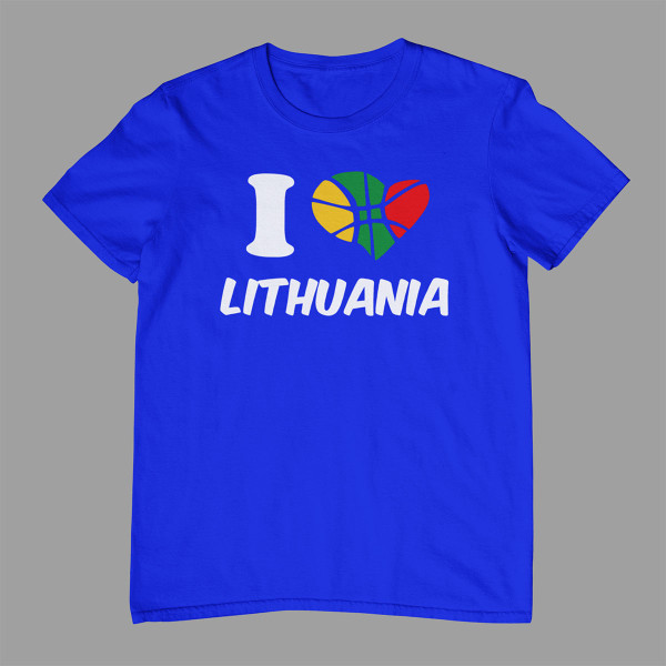 Marškinėliai "I love Lithuania"