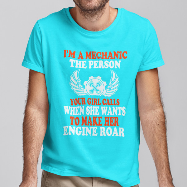 Marškinėliai "I'm a mechanic"