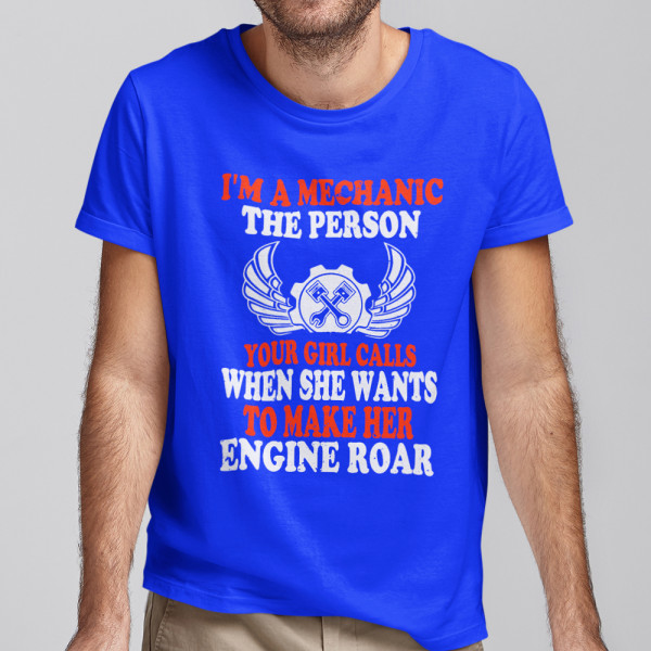 Marškinėliai "I'm a mechanic"
