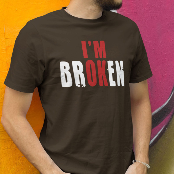 Marškinėliai "I'm broken"