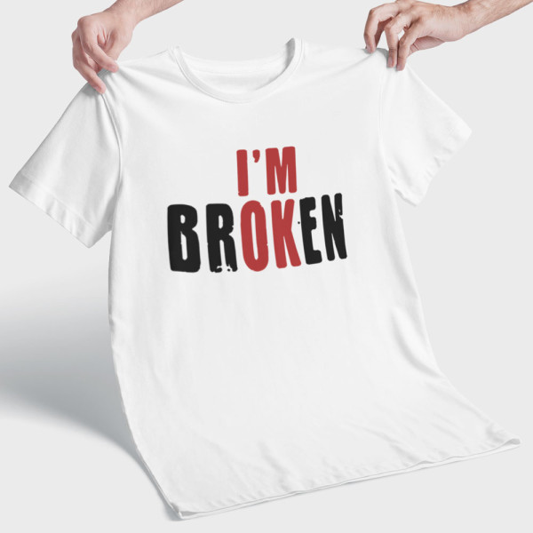 Marškinėliai "I'm broken"