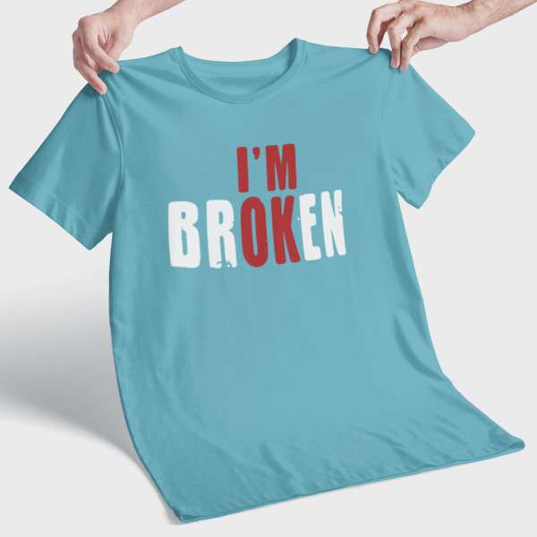 Marškinėliai "I'm broken"