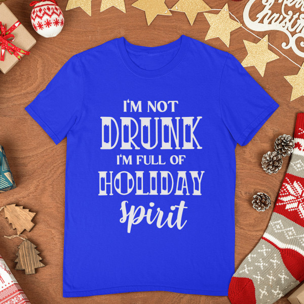 Marškinėliai „I'm not drunk“