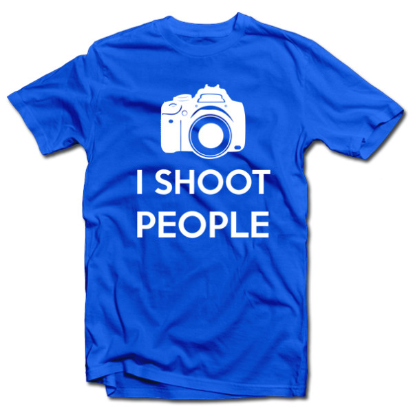 Marškinėliai "I shoot people" Marškinėliai "I shoot people"