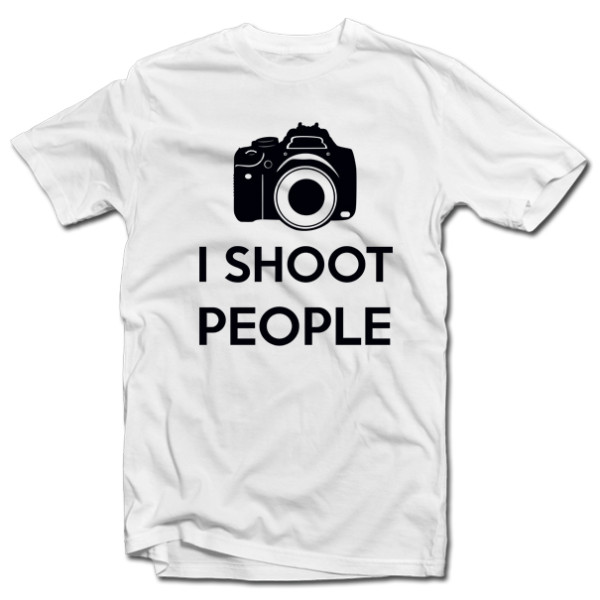 Marškinėliai "I shoot people" Marškinėliai "I shoot people"