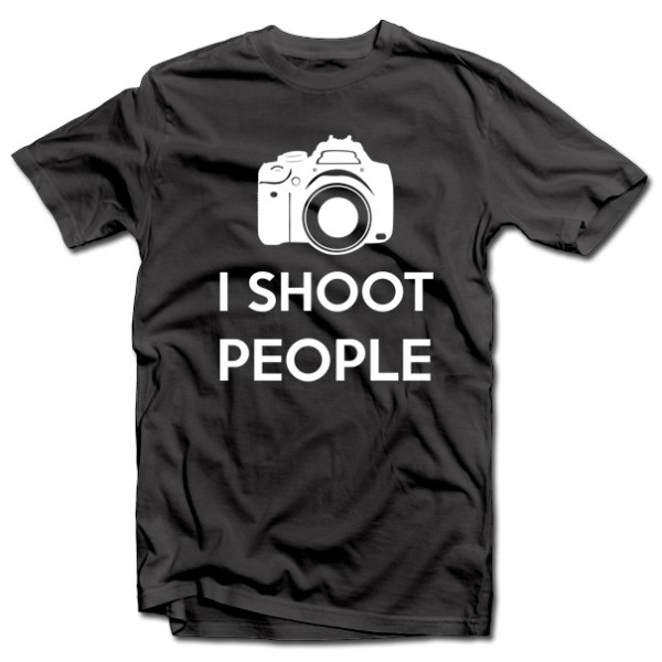 Marškinėliai "I shoot people" Marškinėliai "I shoot people"