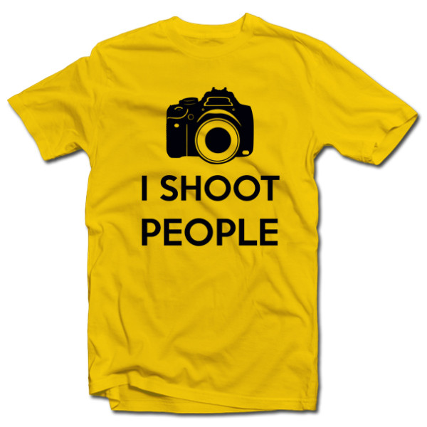 Marškinėliai "I shoot people" Marškinėliai "I shoot people"