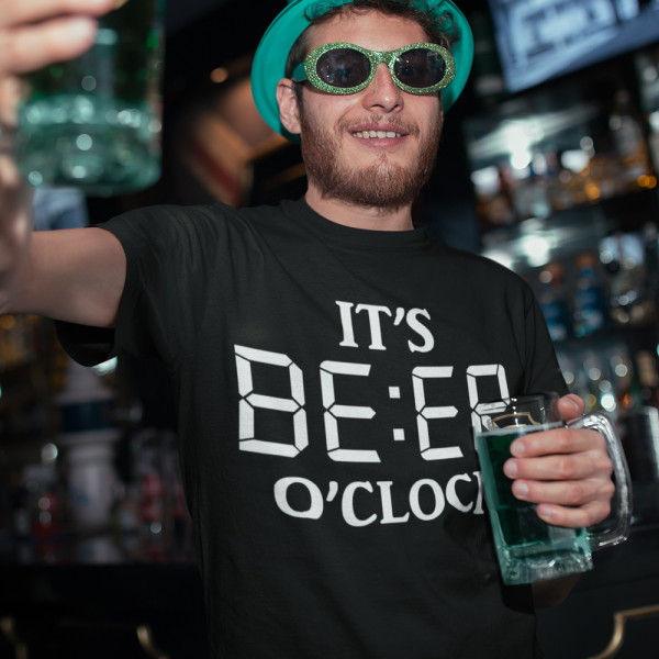 Marškinėliai "It's beer o'clock"