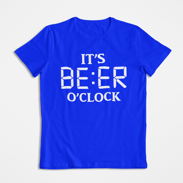 Marškinėliai "It's beer o'clock"